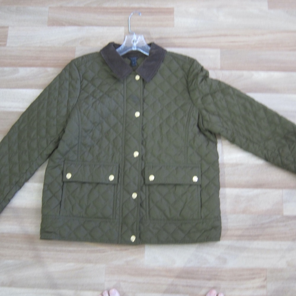 J CREW QUILTED BARN JACKET